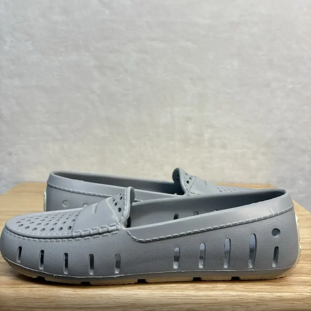 Floafers Loafer Water Shoes Mens Country Club Driver Gray Slip On Loafer Size 9